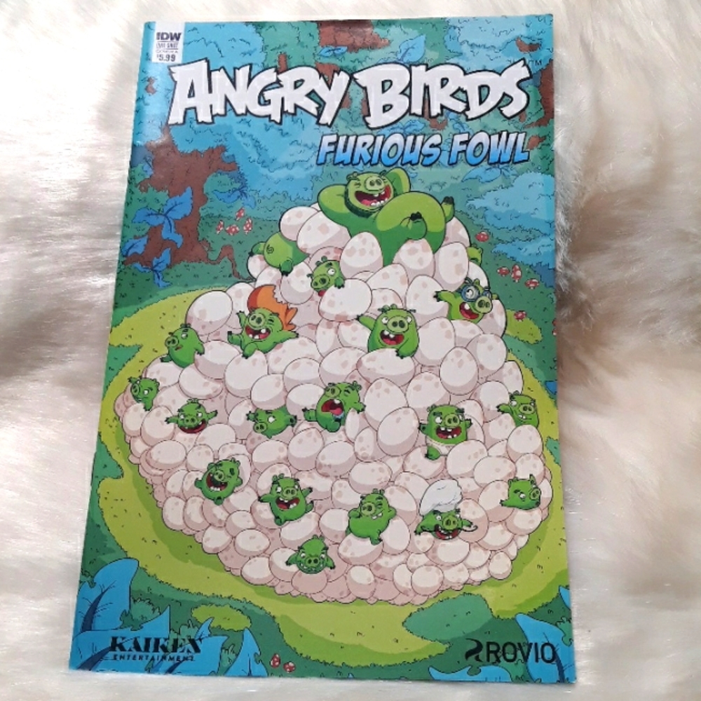 Angry Birds Comic Book furious Fowl Copyright 2017 full color